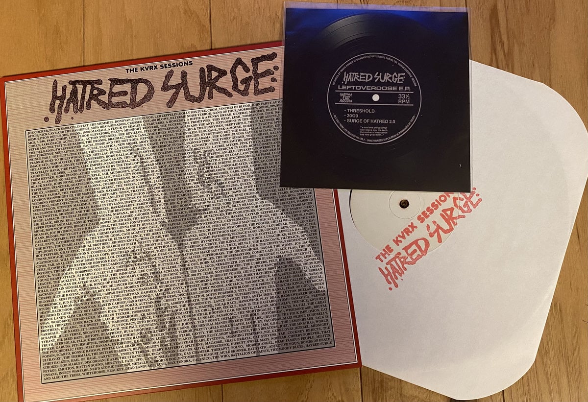 Image of Hatred Surge - "The KVRX Sessions" LP+Flexi