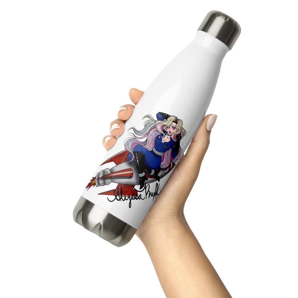 Image of Space Girl Stainless Steel Water Bottle