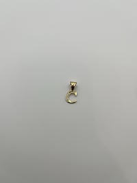 Image 4 of 14k Letter Pendant
