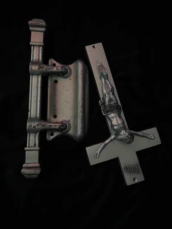 Image of Casket Handle + Crucifix