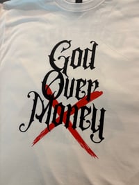 Image 2 of God Over Money [on White]