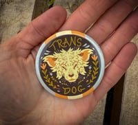 Image 2 of Trans Dog Button