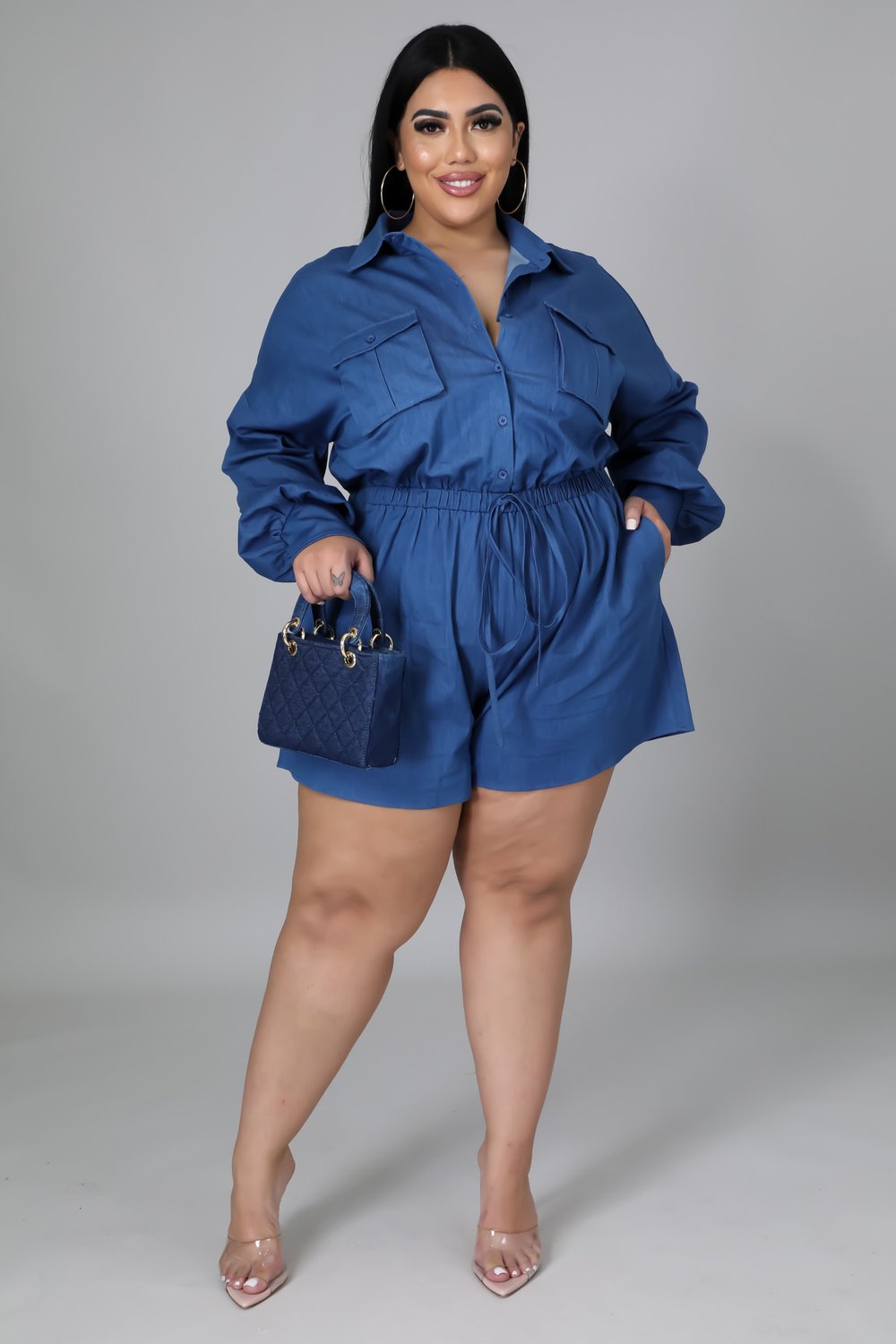 Image of Kaitlyn Plus Romper