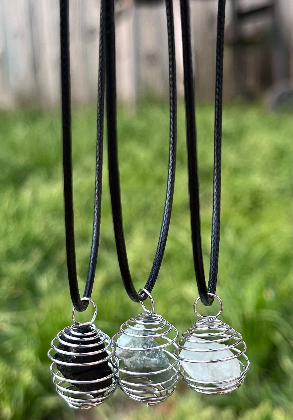 Image of Wire Cage Necklaces