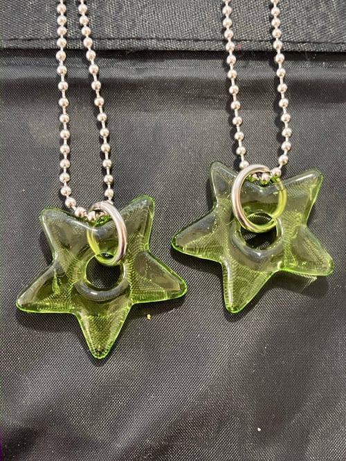 Image of lime green stars