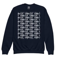 Image 4 of Multi Classic Youth crewneck sweatshirt