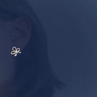 Image 4 of Hanging Ribbon Earrings