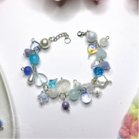 Image 2 of Flower Chonky Charm Bracelets