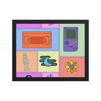 Image 6 of Y2K patch work Framed poster 