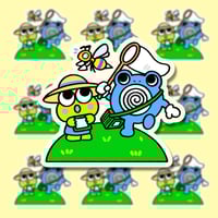 Poliwhirl Bug Catcher Vinyl Sticker