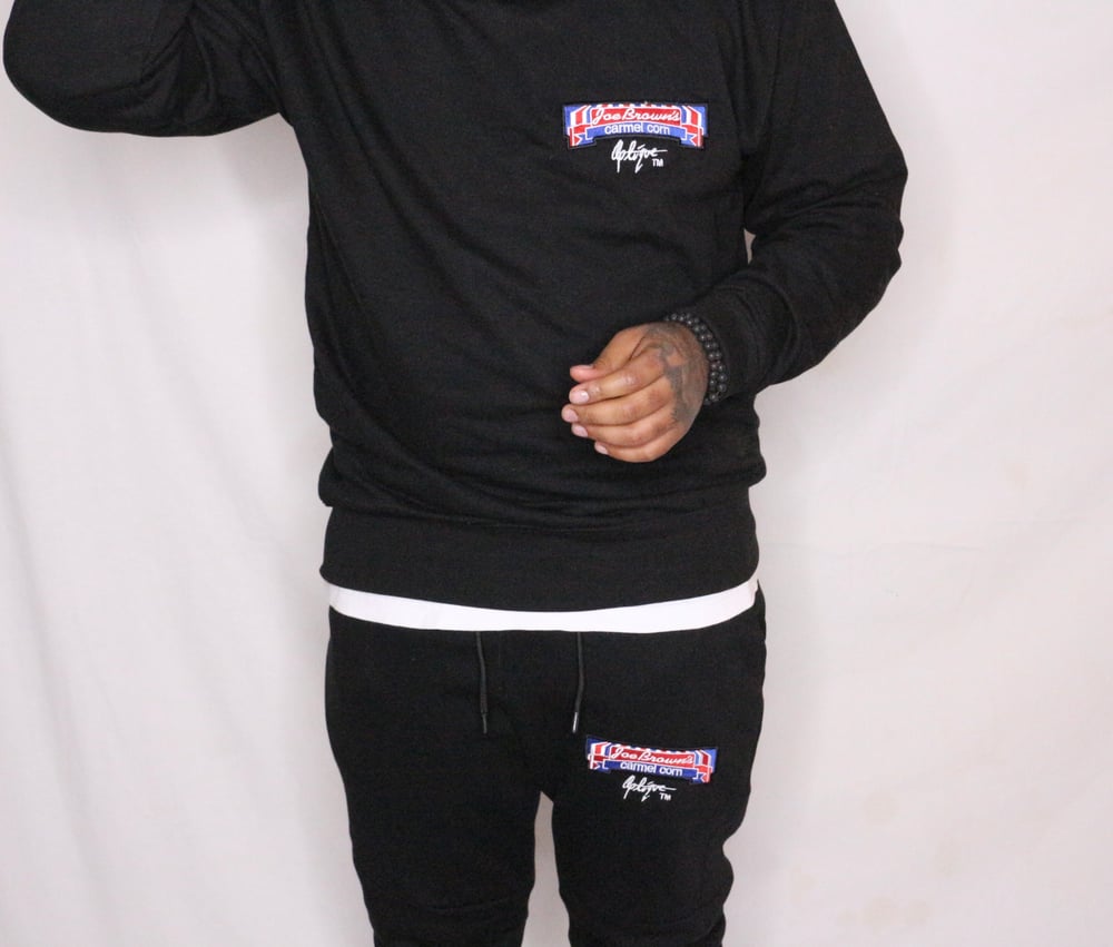 POPPIN OP’ | JOE BROWNS POPCORN COLLAB | BLACK PULLOVER | LIMITED