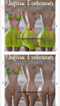 Image 2 of Fishnet Skirt Sets