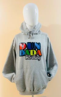 Image 2 of Grey Pullover Hoodie by DUNDADA™ 