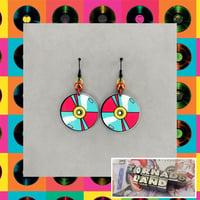 Retro Record Earrings