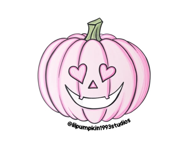 Image of Pumpkin Love Art Print 4x6 #1