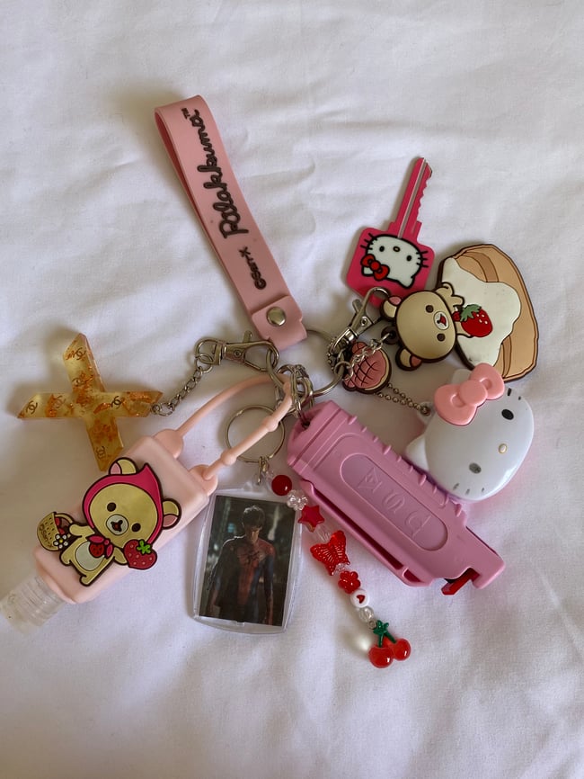 Butterfly Photo Keychain 