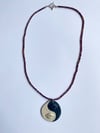 Yin Yang beaded necklace #4