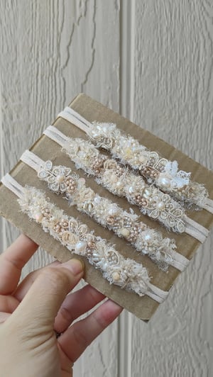 Image of Becky fancy tiebacks neutral