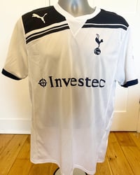 Image 2 of Tottenham PLAYER ISSUE “BALE 3” 2010/11 Home Cup Shirt + UCL patches (L)