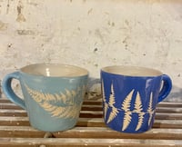 Image 2 of Fern Mug - indigo