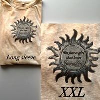Image 1 of Just a girl-long sleeve