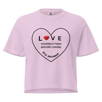 Image 3 of Women’s LIFE LESSONS heavyweight boxy tee