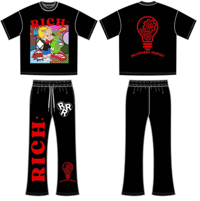 Image 1 of Red Millionaire Mindset Jogging Fit