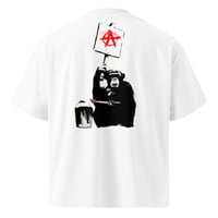 Image 4 of Unisex organic oversized high neck t-shirt
