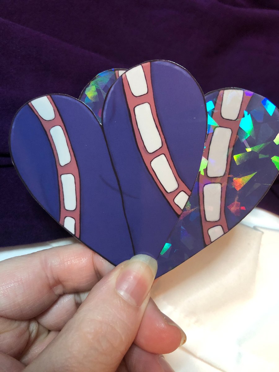 Image of The New Big Three Heart Stickers