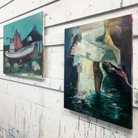 Image 5 of Painting / maleri / "Midsommar" / 50x60 cm