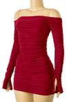 reina dress (dark red) 