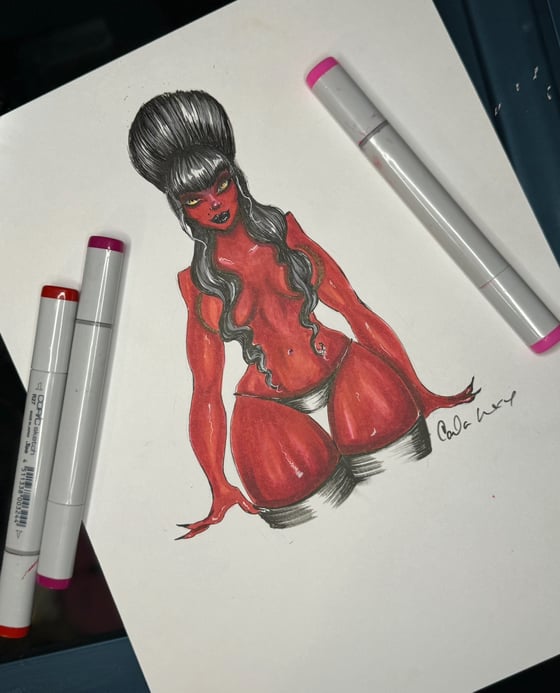 Image of Red Hot daily sketch