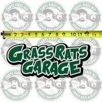Image 1 of GIANT Grass Rats Garage Stickers