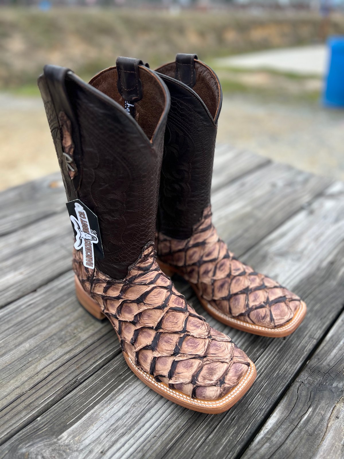 Boots made from fish skin hotsell