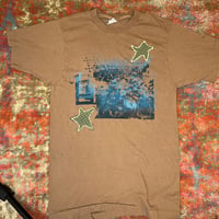 Image 1 of brow medium star tee what could be better collage // lu + ian collab