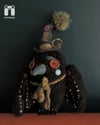Magical Crow Familiar Fibre Beast Art Doll