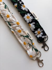Image 1 of Lanyards • Embroidered Daisies 