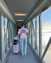 Image 3 of TSHIRT M'AMA NON DRAMA PINK 