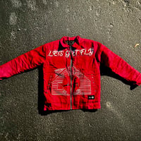 Image 1 of LET’S KAMP TOGETHER WORK JACKET (RED)