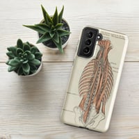 Image 24 of Antique Anatomical Drawing Spine Musculature Tough case for Samsung®