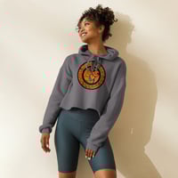 Image 1 of Mayan Calendar, Mayan Wheel of Time, Crop Hoodie