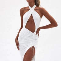 Image 2 of Superstar Halter Dress