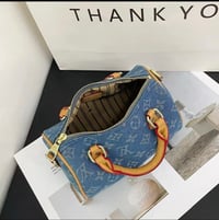 Image 2 of LV denim bag (Pre Order Ships 4/15)