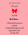 Red Bows Card Set