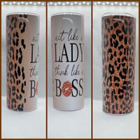 ACT LIKE A LADY THINK LIKE A BOSS TUMBLER 