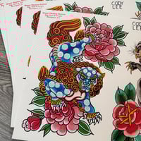 Image 3 of Foo Dog / Panther print