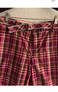 Image 9 of New Sz 16 Merona Contour Fit Belted Shorts #975*12