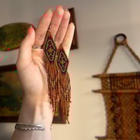 Image 4 of Backwoods fringe earrings