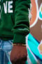 Image of Spread Love Zip Hoodie (Green)