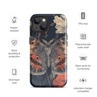 Image 18 of Grunge Goth Style Cottagecore Moth Tough Case for iPhone®